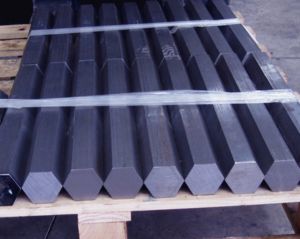 Barres hexagonales en acier au carbone